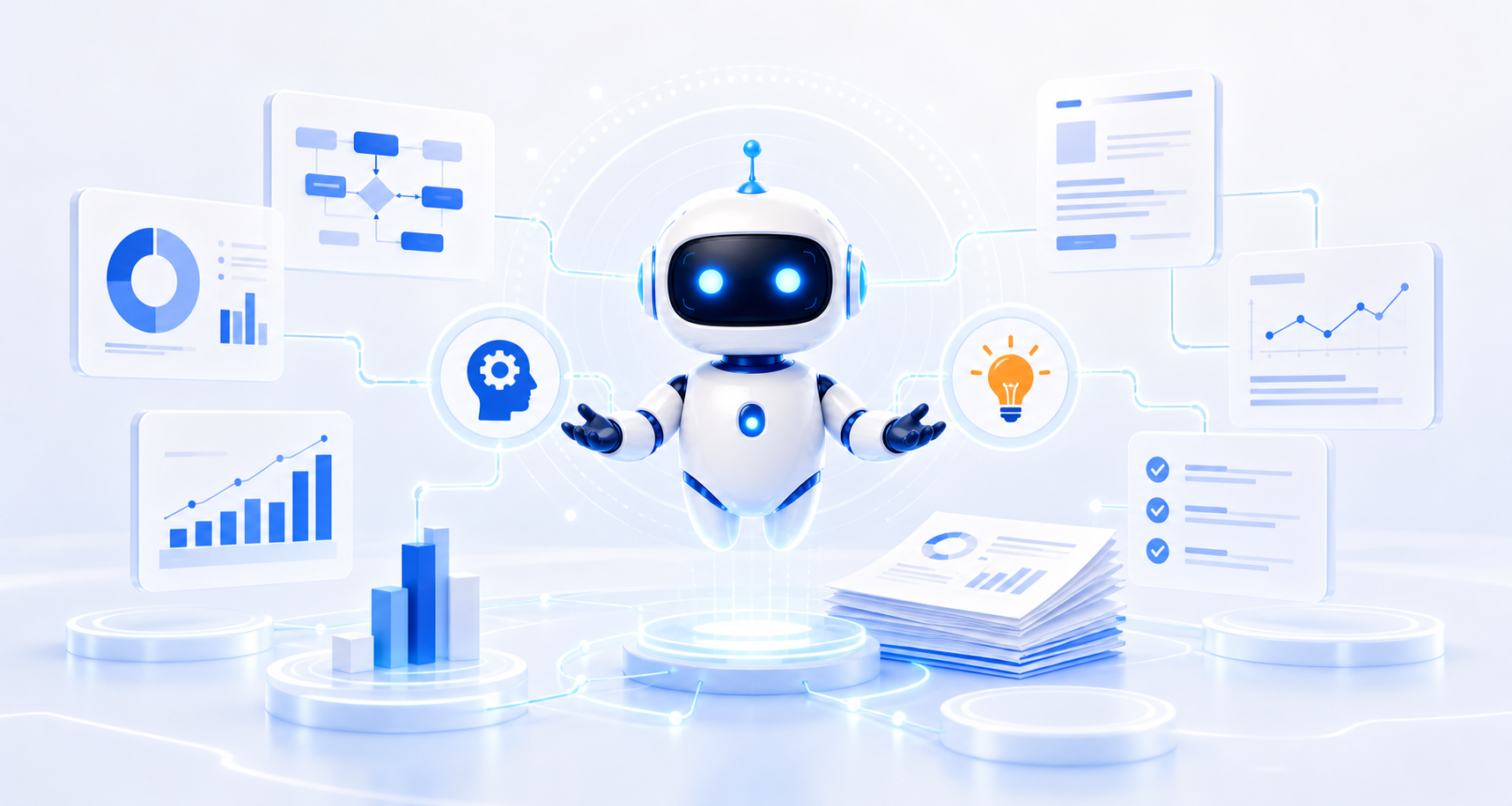AIエージェントと実務知見のイメージ