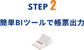 簡単BIツールで帳票出力