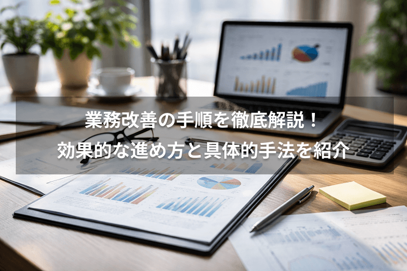 業務改善の手順を徹底解説！効果的な進め方と具体的手法を紹介